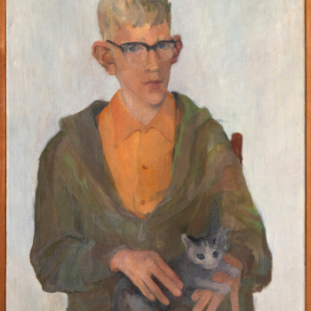 Ferry Alink, Portret van Rob van Galen, 1968. Olieverf op doek