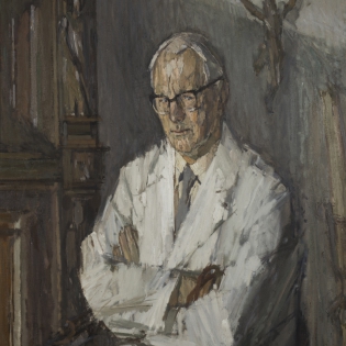 Portret van dr. A.J. Henneman