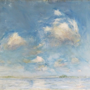 Plein air-studie, 1981, olieverf op paneel, 38 x 46 cm Collectie Gijsbert van der Wal