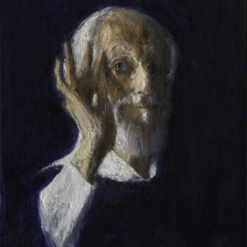 Zelfportret, 2019. Olieverf op doek.