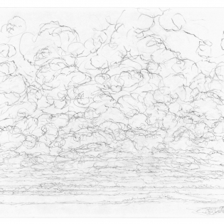 Zwaarbewolkt, ongrijpbare wolkenstructuren.