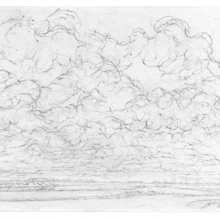 Noordwestenwind. Stapelwolken.