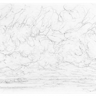 Westenwind. Wolken komen van boven het Kanaal.